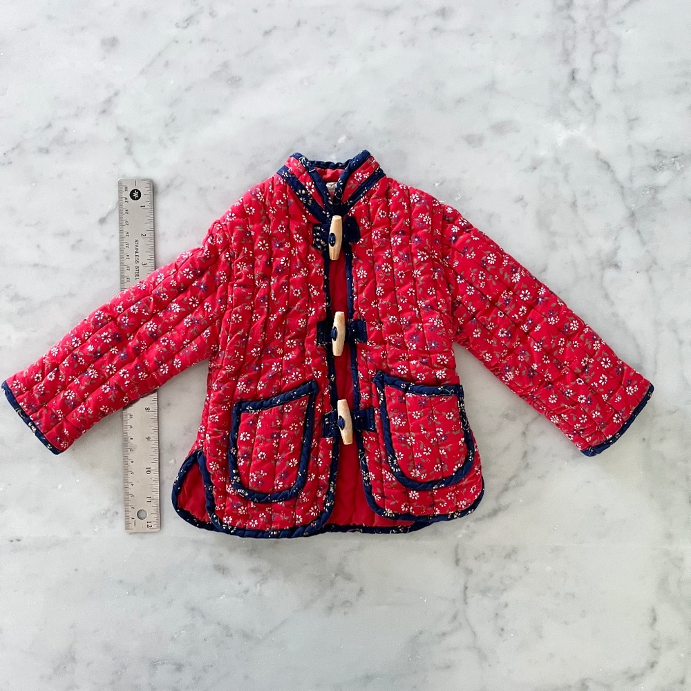Vintage Child’s Quilted Jacket, purchased in Hong Kong mid-1970s, age 1-2?